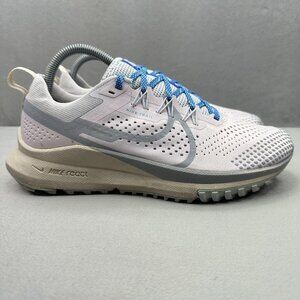 Womens Size 9 Nike React Pegasus Trail 4 Shoes Pearl Pink Grey Running Sneakers